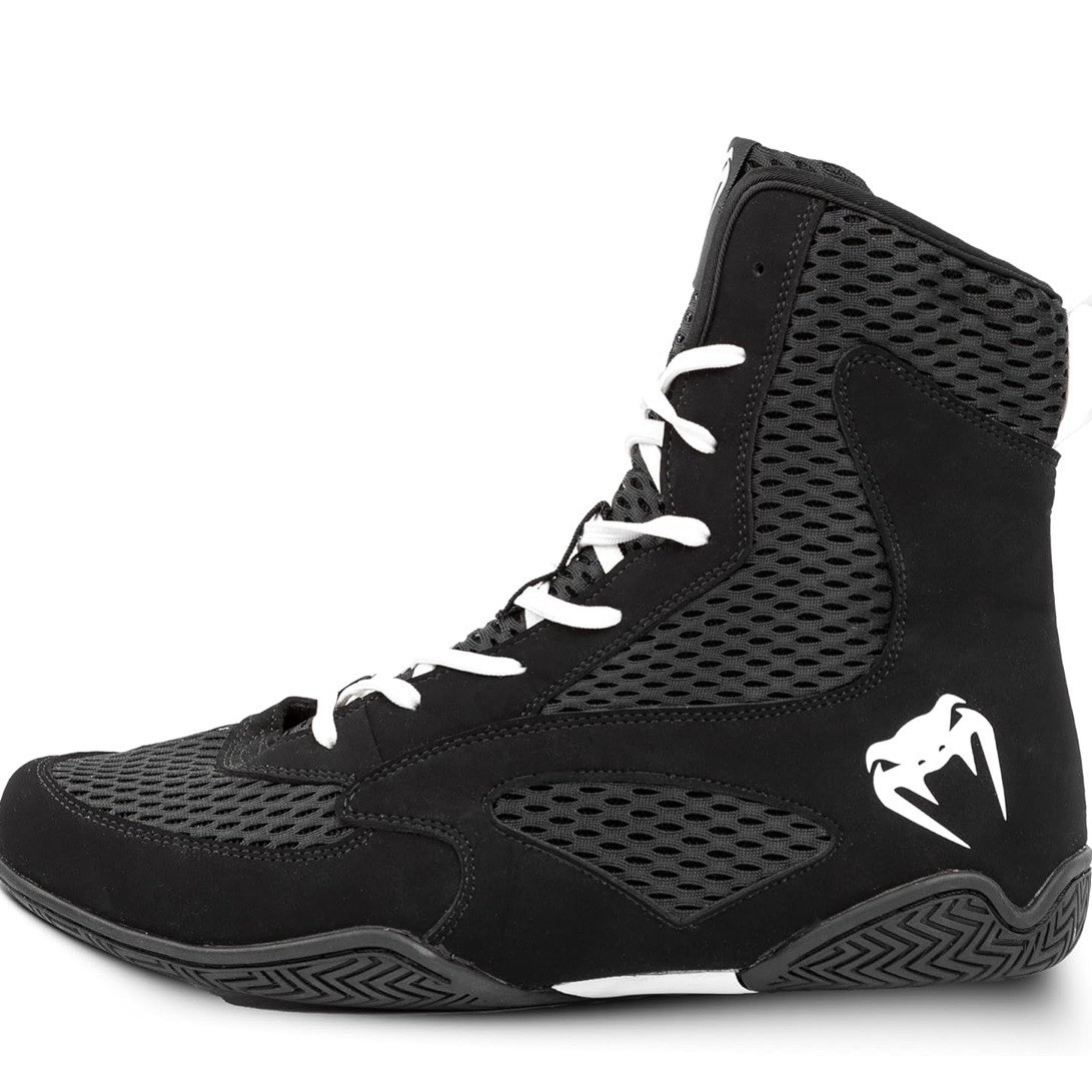 Venum Contender Boxing Shoes Black White Men 7.5 Women 9 EU  display picture 3