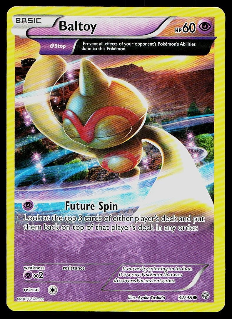 Pokemon Card Ancient Origins Baltoy 32/98 Common