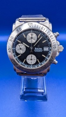 Bulova Chronograph Automatic 11961 M.R.P. Brevet Valjoux 7750 Vintage Uhr