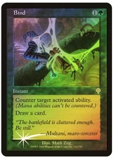 Magic the Gathering BIND #182/350 Invasion Green Foil Rare 2000 NM
