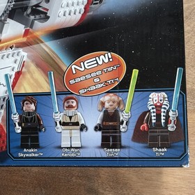 LEGO Star Wars The Clone Wars 7931 Jedi T-6 Shuttle 389pc Complete Set Box