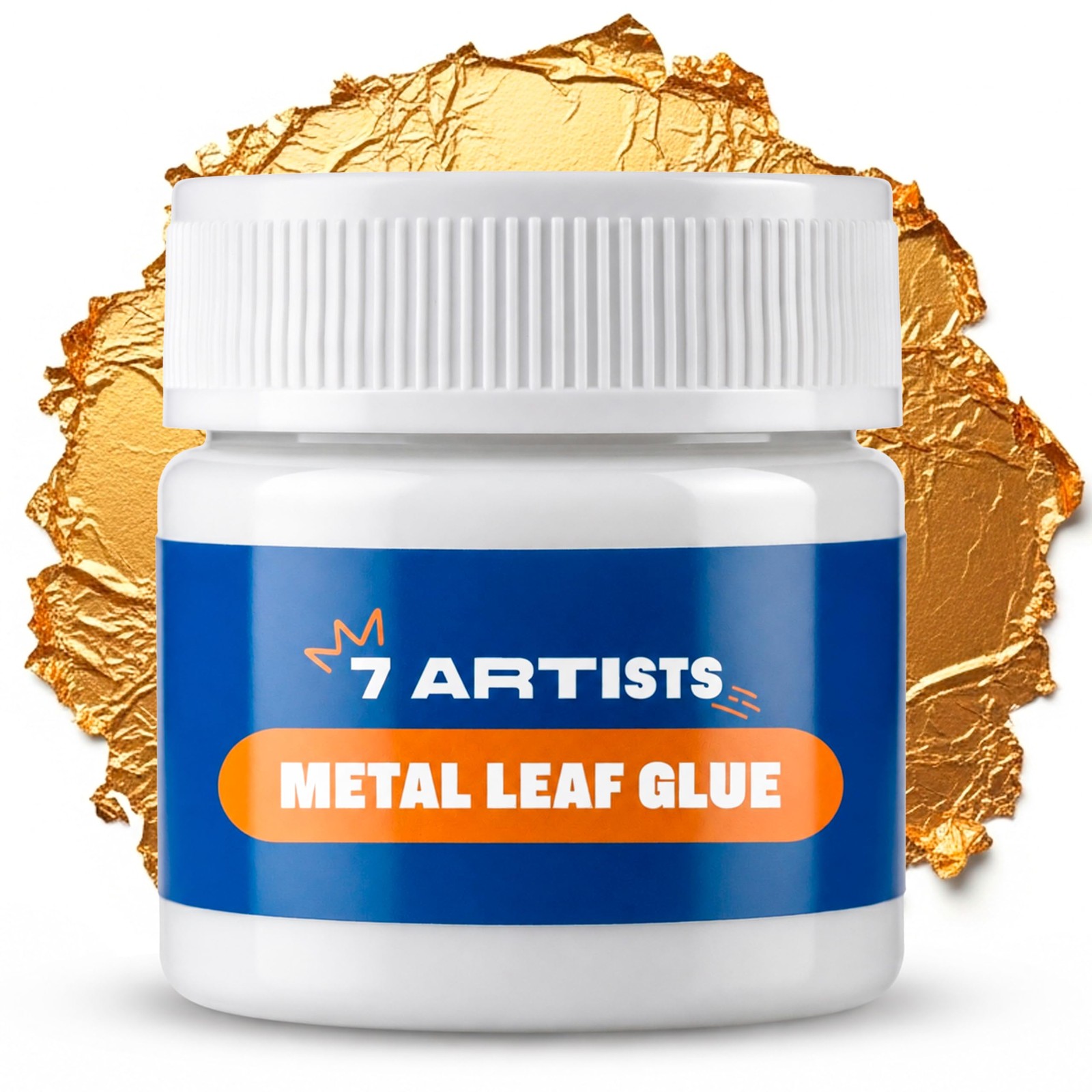 7 Artists Gold Leaf Adhesive 50 ml – Water-Based Gilding Glue for 50 ml, gold