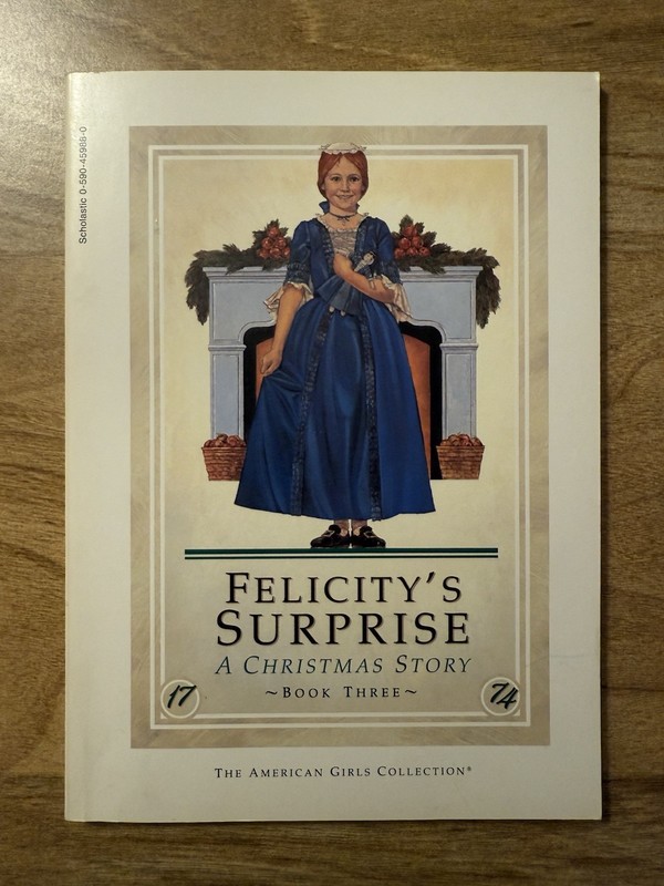 Vintage American Girl Book: Felicity’s Surprise, A Christmas Story