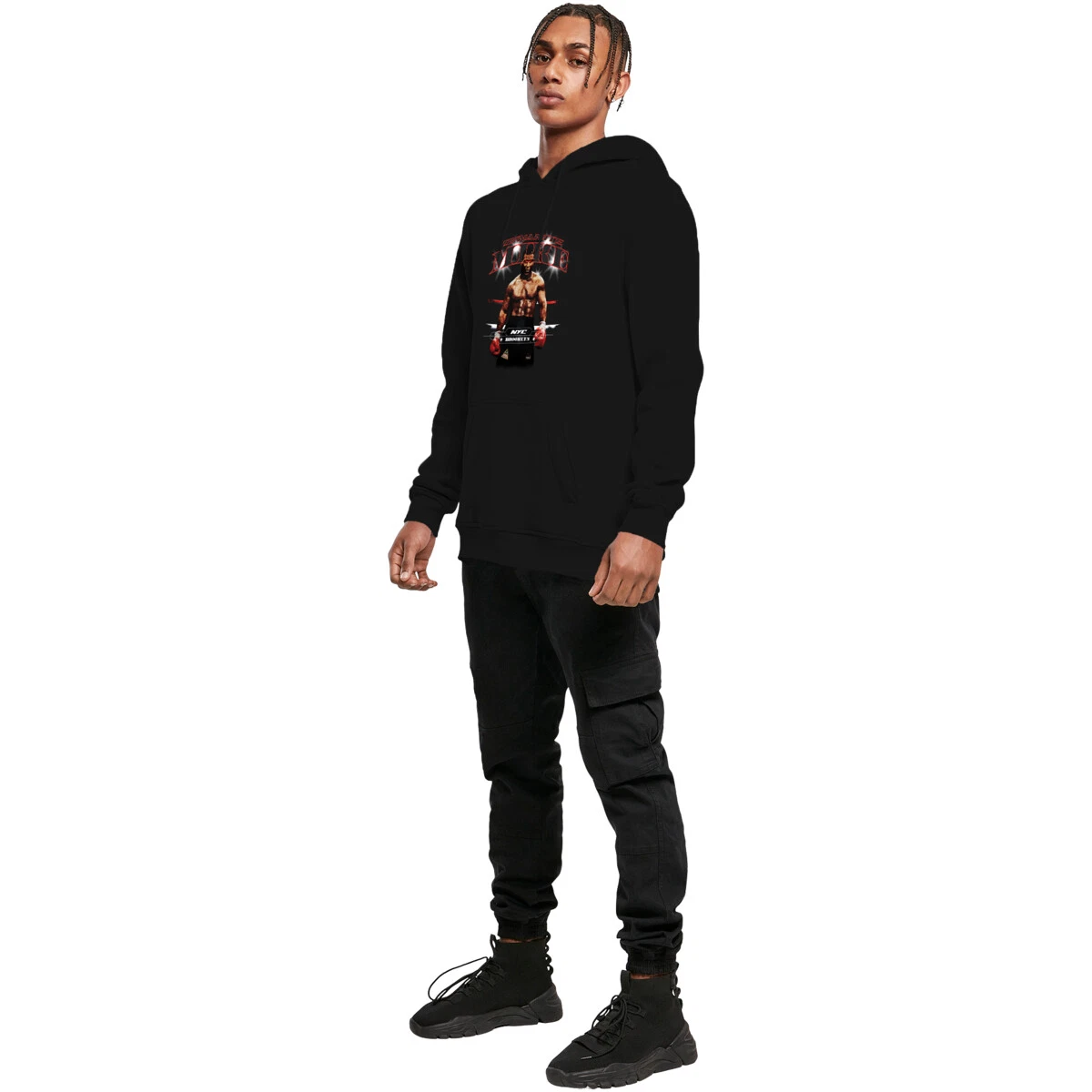 SACAI Felpa con cappuccio uomo Mister Tee Dynamite Mike Hoody XS 5XL Black nuova