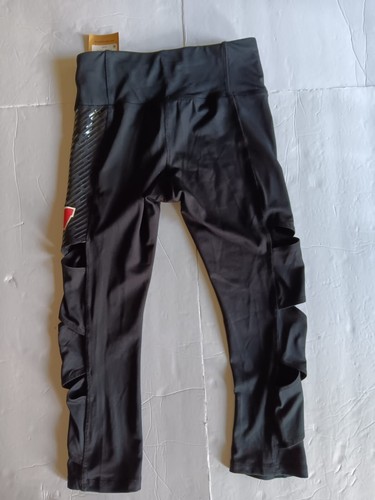 New Wisconsin Badgers Black Leggings Yoga Pants Womens Small Rivalry Threads NWT - Picture 4 of 12
