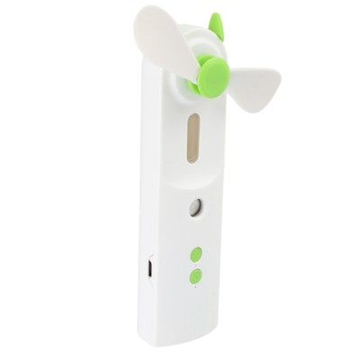 Handheld Misting Fan Adjustable Strong Wind Rechargeable Portable Spray Mist XFE