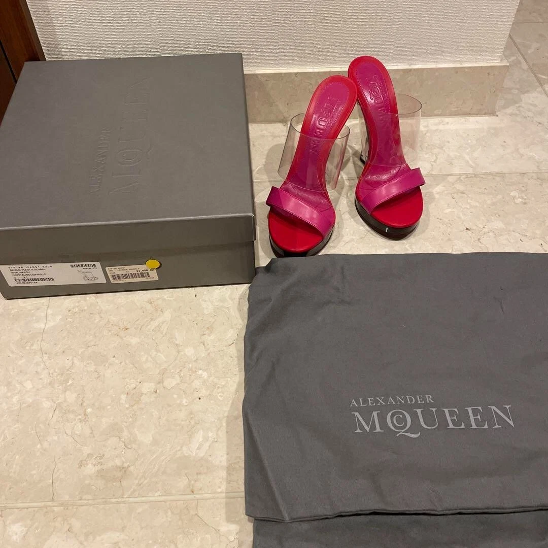 Sandali Alexander McQueen in pelle 37 autentici dal Giappone