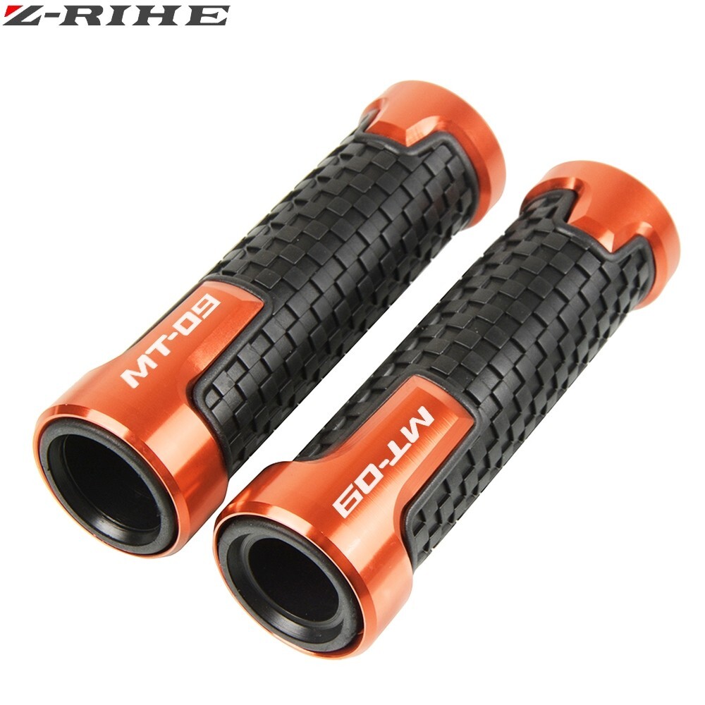 7/8'' 22mm Handle Bar Gel Hand Grips For YAMAHA MT-09 MT09 FZ09