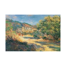 Claude Monet - The Road to Monte Carlo (1883) Hand-painted Oil Painting Wall Art