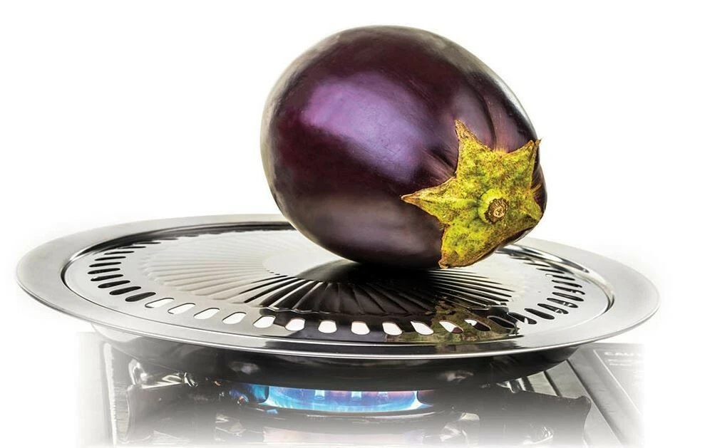 Eggplant Grill Platter BBQ Antipasti Mini Smokeless Stove Healthy Non-Stick
Opens in a new window or