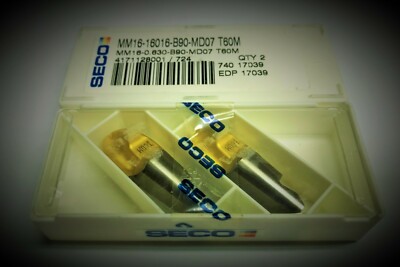 2st SECO Mini Master  MM16-16016-B90-MD07 T60M  Wendeplatten Fräskopf 