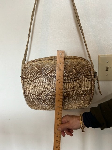 Genuine python purse/bag. Unique custom made genu… - image 2