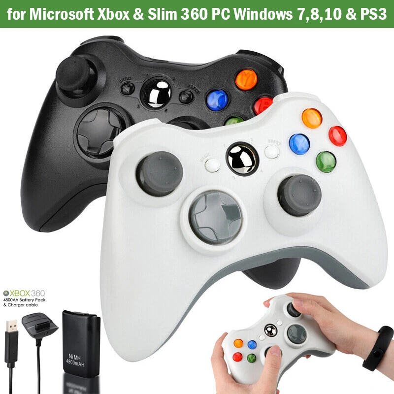 Xbox 360 Wireless Controller,Compatible for Xbox & Slim 360 PC