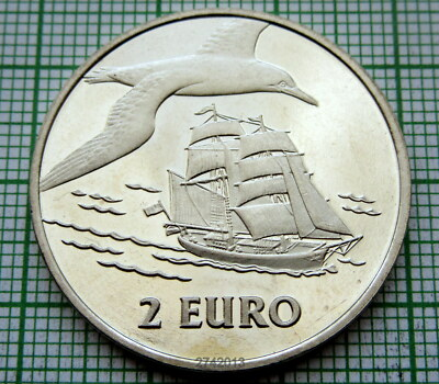 #ad #ad HOLLAND NETHERLANDS 1997 DEN HELDER SAIL 2 EURO COIN SAILING SHIP amp; SEAGULL BU $6.00