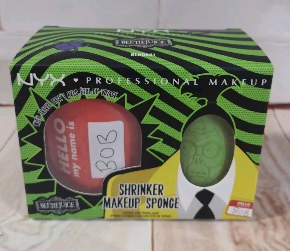 Esponja de Maquillaje BEETLEJUICE con Estuche de Viaje Encogidor Mi Nombre Es Bob Esponja de Maquillaje Foto 2 de 4