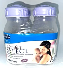 Evenflo Comfort Select Baby bottles 4 pack Infant 4 oz 2008