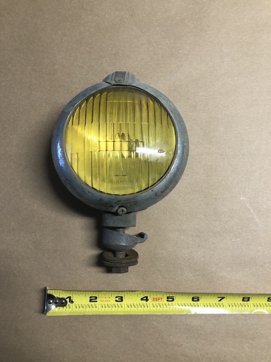 1930's 1940'S 1950'S UNITY FOG LAMPS STUDEBAKER HUDSON Amber