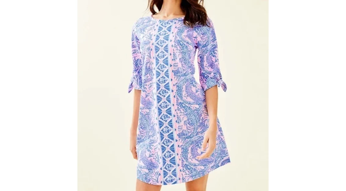Preston tie sleeve best sale dress