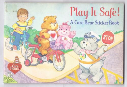 1984 CARE BEARS Sticker Book Play it safe! - Photo 1 sur 2