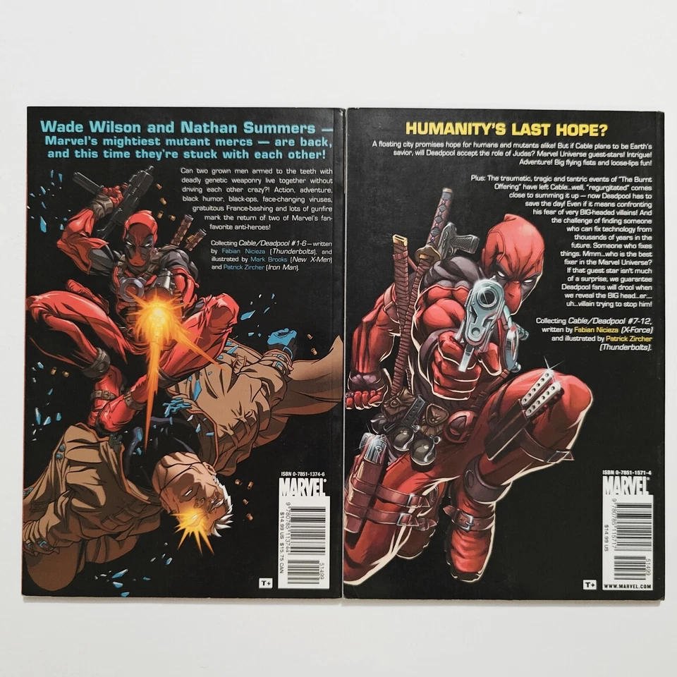 Cable & Deadpool Vol. 1-7 JUEGO COMPLETO 1ª impresión (lote de tapa blanda) TPB - EXCELENTE Foto 3 de 4