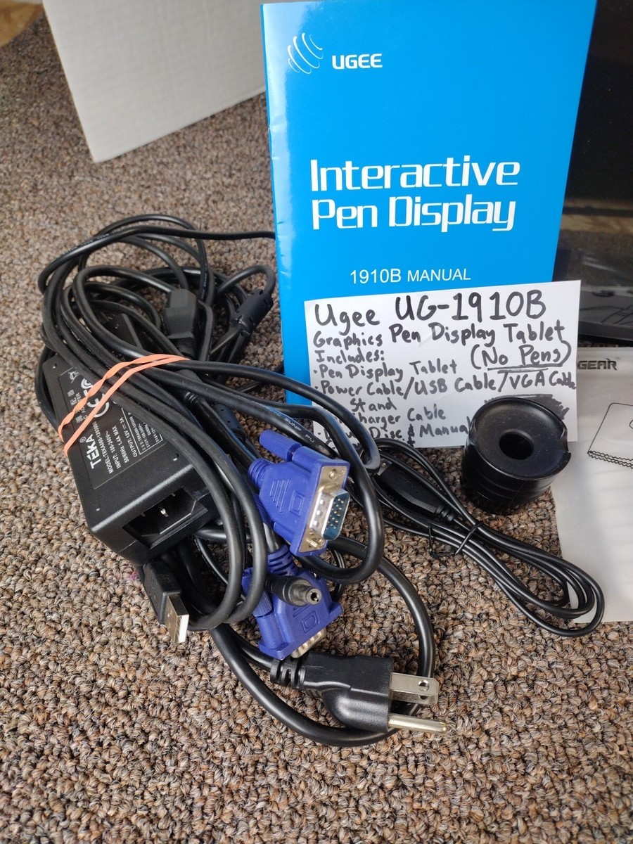 Power Cord Ugee 1910b Pen Replacement Ugee 19