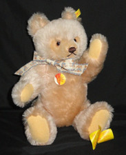 Steiff Bear Classic Jointed Blond Mohair 0201/41 Germany Ear Chest Price Tags