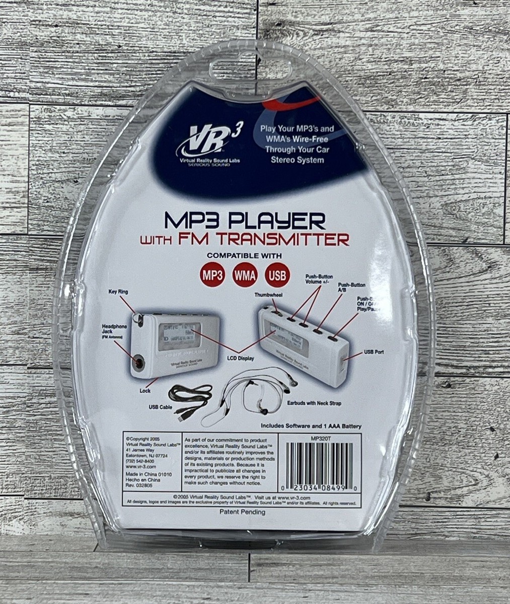 hip hop dvd セット 2005 Virtual Reality Sound Labs VR3 MP3 Player w/ FM