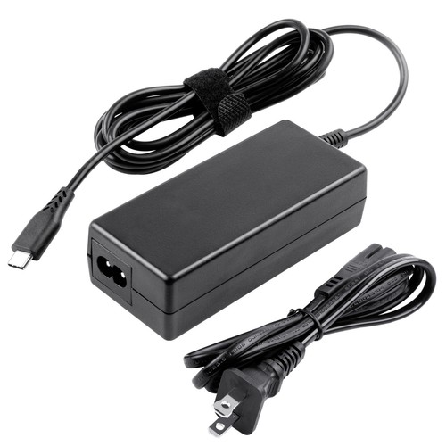 65W USB-C Type-C Cable For HP/Lenovo/Acer/Asus Adapter Chromebook Laptop Charger - Picture 7 of 10