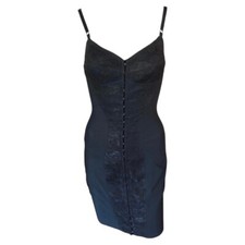 Dolce & Gabbana Vintage Special Edition Bodycon Corset Black Mini Dress
