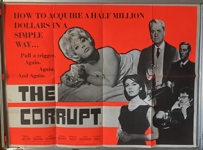 Cinema Poster: CORRUPT, THE 1966 (Quad) Michel Auclair Claude Dauphin