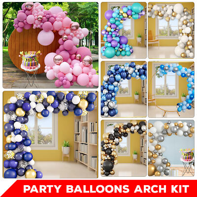 Luftballonbogen Set + Luftballons Girlande Geburtstag Hochzeit Party Babyparty Deko