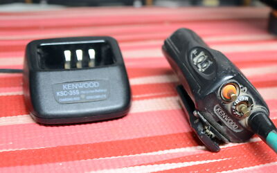 Kenwood KSC-35S handheld radio with charging base | eBay