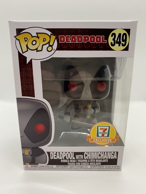 Funko Pop 349 Deadpool With Chimichanga 