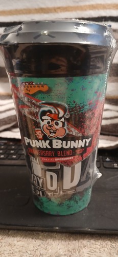 2 Punk Bunny Coffee 7-11 AND Speedway Exclusive Tumblers Green Day Set Of 1 Each - Picture 2 of 3