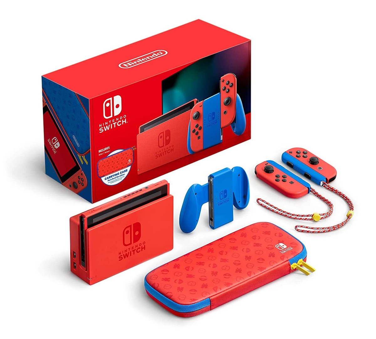 Nintendo Switch - Mario Red & Blue Edition - Switch New - Import