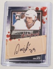 2011-12 ITG Enforcers GINO ODJICK Autograph Auto #A-GO