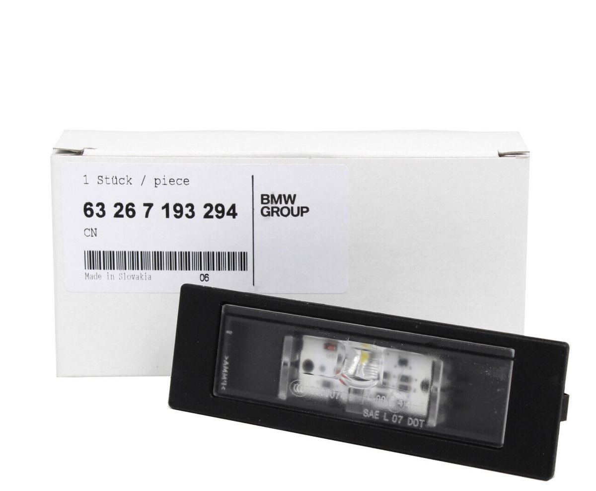 Genuine BMW E8X/F2X 1 Series LED Number Plate Light (63267193294