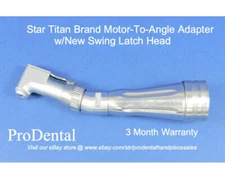 Star Titan Brand Motor-To-Angle Dental Handpiece w/New Swing Latch Head