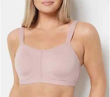 Breezies Comfort Zone Full Coverage Wirefree T-Shirt Bra, Rose Mauve 38B A469039