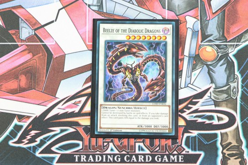 YuGiOh Beelze of the Diabolic Dragons LEHD-ENB36 1st Edition Common - Picture 1 of 2