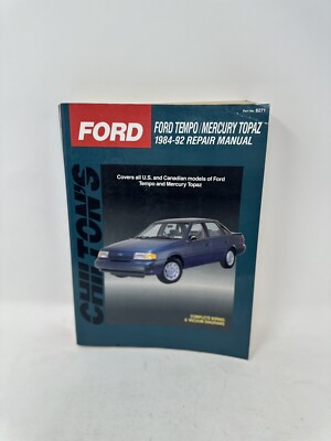Original 1990 Ford Tempo Topaz Escort Service Workshop Technical Repair Manual
