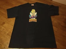 Vintage 90's Hook-Ups Skateboard Anime Alice Large BlueT-shirt 