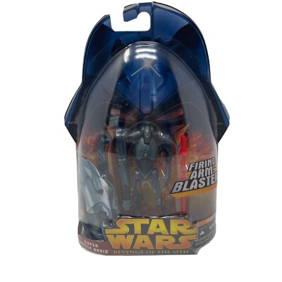 Hasbro Star Wars Revenge Of The Sith SUPER BATTLE DROID #4 Firing Arm Blaster