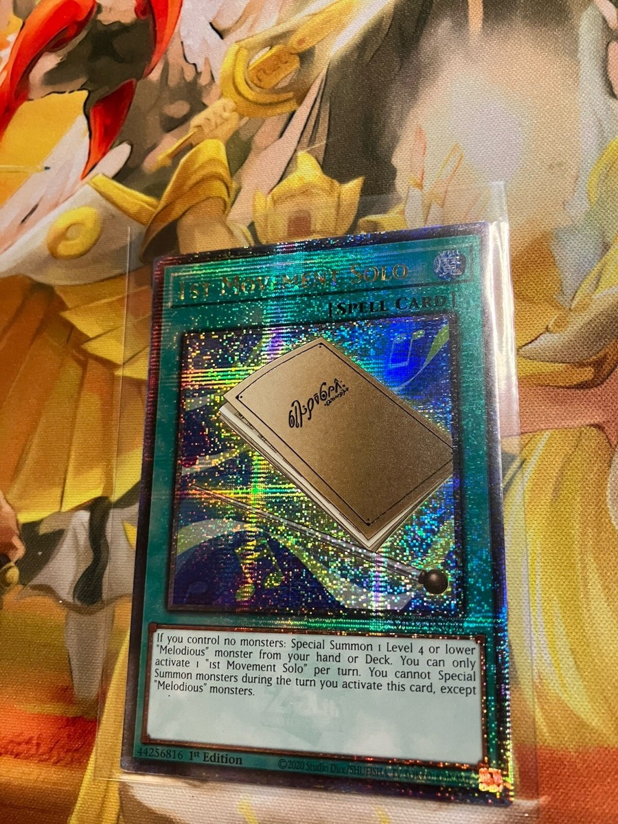 Yu-GI-Oh 1st Movement Solo MP24 EN038 Quarter Century QCR Dueling Mirrors