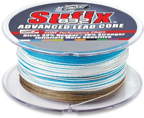 Sufix 658 Advanced #832 Lead Core Line 12 or 18 Lb NIP 200Yd Metered 10 Colors - Picture 3 of 6