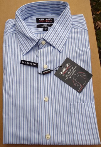NON-IRON SPREAD COLLAR DRESS SHIRT 