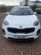 Kia Sportage 2016 1.7 CRDI Diesel Manual Gearbox 6 Speed White