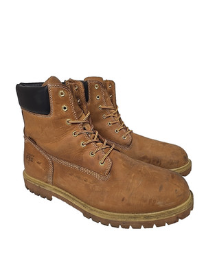 Timberland Pro Men Iconic 6'' Aluminum Toe WP Leather Work Boot A22H2 Wheat 15W
