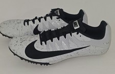 Nike Zoom Rival S 9 Grey Black Track  Field Running Cleats Size 10
