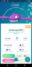Shiny Kyogre lv50-3moves -Year 2019 - Guaranteed Lucky- 1mill Sta.rd